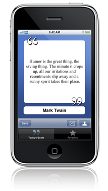 Daily Quote app mock